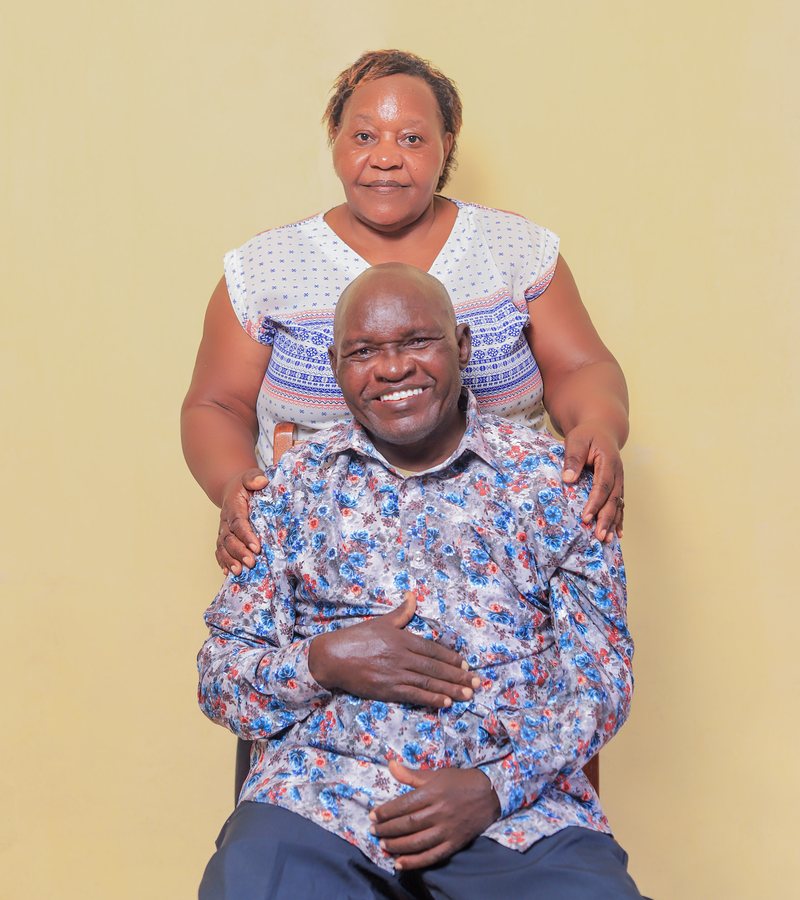 A portrait honouring the parents of the directors of Young Masters Academy