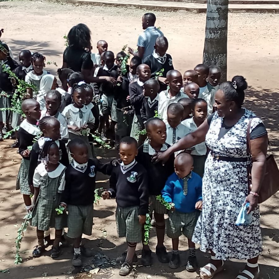 Daycare and pre-primary learners on a nature trip with their teachers