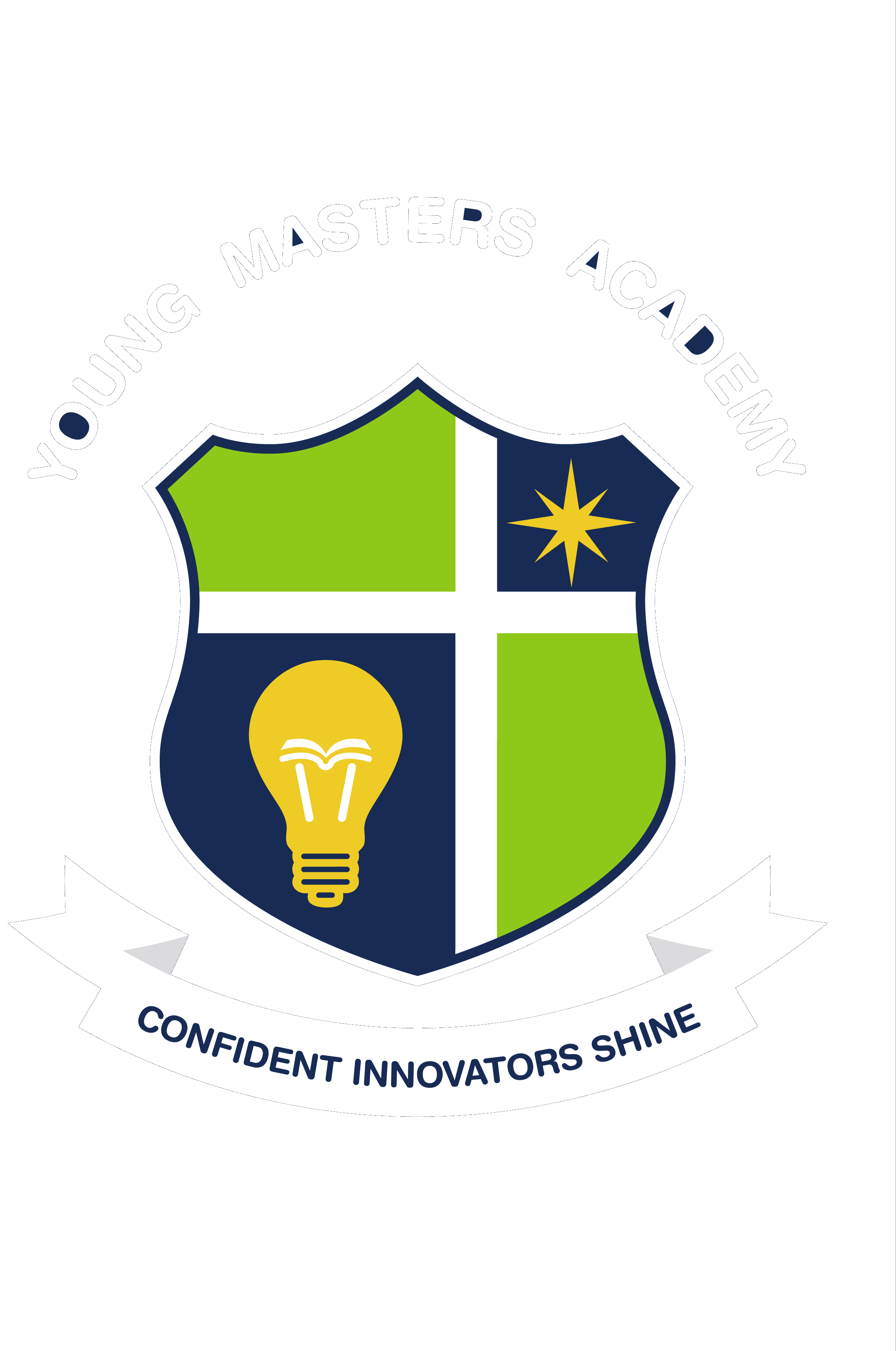 Young Masters Academy logo — Confident Innovators, SHINE!